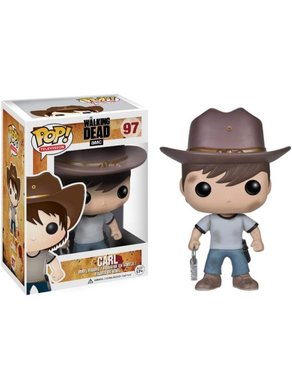 Walking Dead Carl Action Figure - Funko POP! Collectible, TV Series 4, Rare Find
